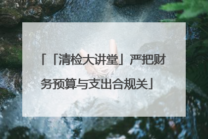 「清检大讲堂」严把财务预算与支出合规关