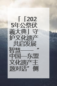 「2025年公祭伏羲大典」守护文化遗产 共启发展智慧——“中国—东盟文化遗产主题对话”侧记