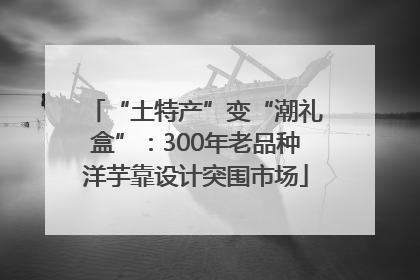 “土特产”变“潮礼盒”：300年老品种洋芋靠设计突围市场