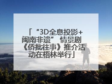“3D全息投影+闽南非遗” 情景剧《侨批往事》推介活动在梧林举行