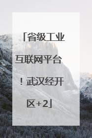 省级工业互联网平台！武汉经开区+2