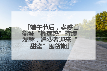 端午节后，孝感首衡城“榴莲热”持续发酵，消费者迎来“甜蜜”囤货期
