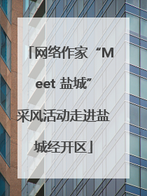 网络作家“Meet 盐城”采风活动走进盐城经开区