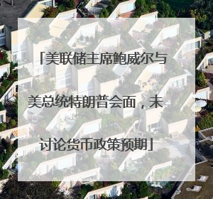 美联储主席鲍威尔与美总统特朗普会面，未讨论货币政策预期