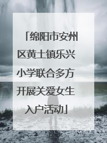 绵阳市安州区黄土镇乐兴小学联合多方开展关爱女生入户活动