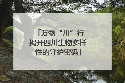 万物“川”行 揭开四川生物多样性的守护密码