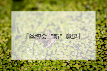 丝博会“新”意足