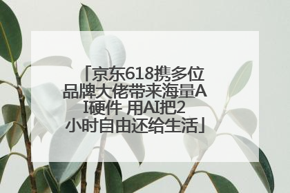 京东618携多位品牌大佬带来海量AI硬件 用AI把2小时自由还给生活