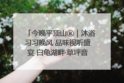今晚平顶山⑧｜沐浴习习晚风 品味视听盛宴 白龟湖畔·草坪音乐会激情上演