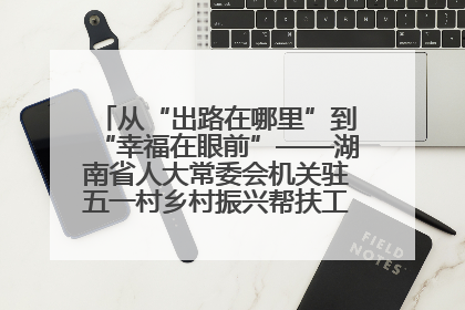 从“出路在哪里”到“幸福在眼前”——湖南省人大常委会机关驻五一村乡村振兴帮扶工作队书写振兴答卷