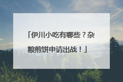 伊川小吃有哪些？杂粮煎饼申请出战！