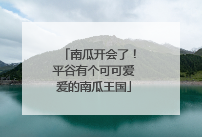 南瓜开会了！平谷有个可可爱爱的南瓜王国