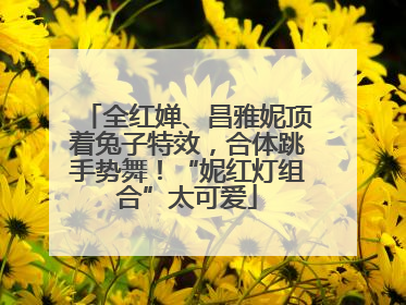全红婵、昌雅妮顶着兔子特效，合体跳手势舞！“妮红灯组合”太可爱