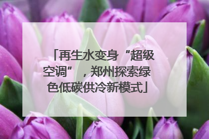 再生水变身“超级空调”，郑州探索绿色低碳供冷新模式
