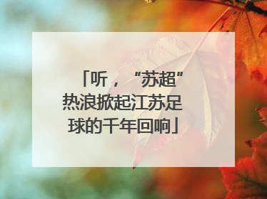 听，“苏超”热浪掀起江苏足球的千年回响