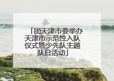 团天津市委举办天津市示范性入队仪式暨少先队主题队日活动