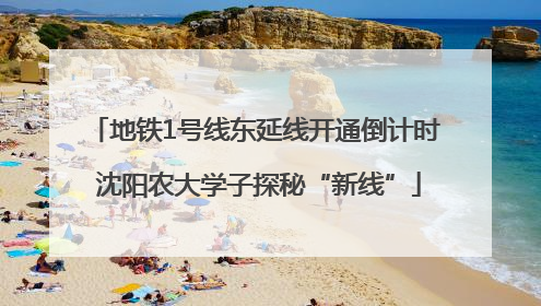 地铁1号线东延线开通倒计时 沈阳农大学子探秘“新线”