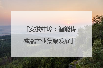 安徽蚌埠：智能传感器产业集聚发展