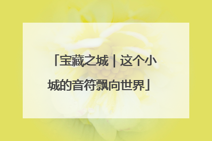 宝藏之城｜这个小城的音符飘向世界