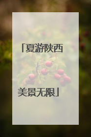夏游陕西 美景无限