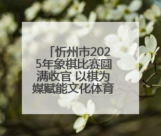 忻州市2025年象棋比赛圆满收官 以棋为媒赋能文化体育融合发展