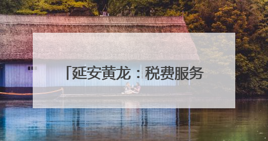 延安黄龙：税费服务“新”上加“心”