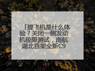 提飞机是什么体验？关闭一侧发动机极限测试，南航湖北首架全新C909入列