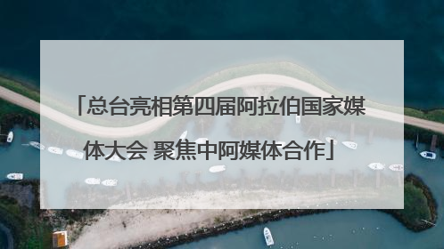 总台亮相第四届阿拉伯国家媒体大会 聚焦中阿媒体合作