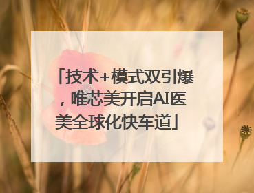 技术+模式双引爆，唯芯美开启AI医美全球化快车道