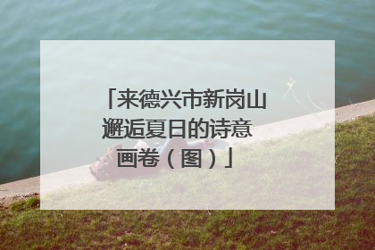来德兴市新岗山 邂逅夏日的诗意画卷（图）