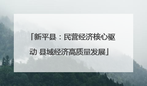 新平县：民营经济核心驱动 县域经济高质量发展