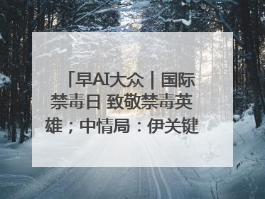 早AI大众｜国际禁毒日 致敬禁毒英雄；中情局：伊关键核设施被摧毁