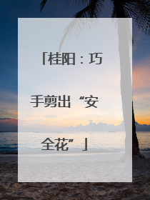 桂阳：巧手剪出“安全花”