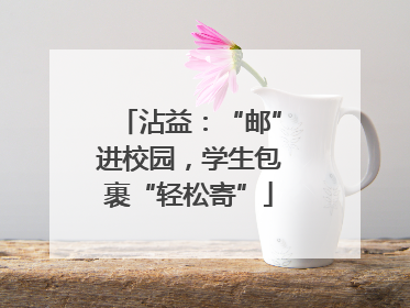 沾益：“邮”进校园，学生包裹“轻松寄”