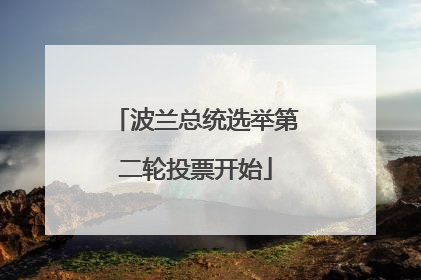 波兰总统选举第二轮投票开始