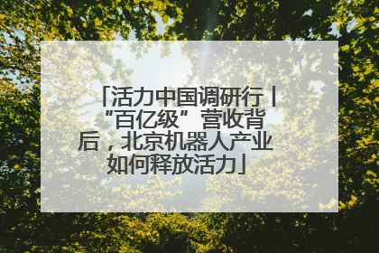 活力中国调研行丨 “百亿级”营收背后，北京机器人产业如何释放活力