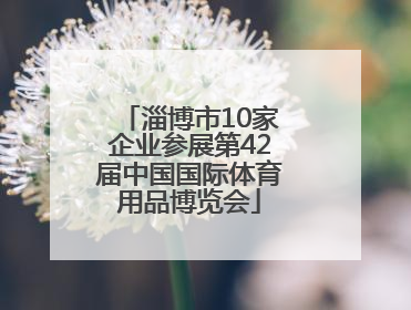 淄博市10家企业参展第42届中国国际体育用品博览会
