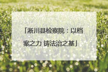 淅川县检察院：以档案之力 铸法治之基