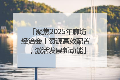 聚焦2025年廊坊经洽会丨资源高效配置，激活发展新动能
