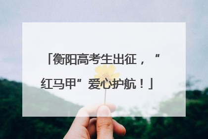 衡阳高考生出征，“红马甲”爱心护航！