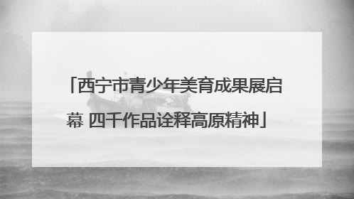 西宁市青少年美育成果展启幕 四千作品诠释高原精神