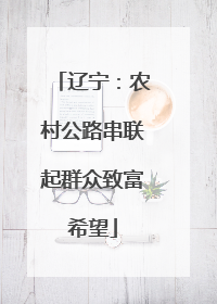 辽宁：农村公路串联起群众致富希望