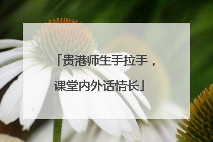 贵港师生手拉手，课堂内外话情长