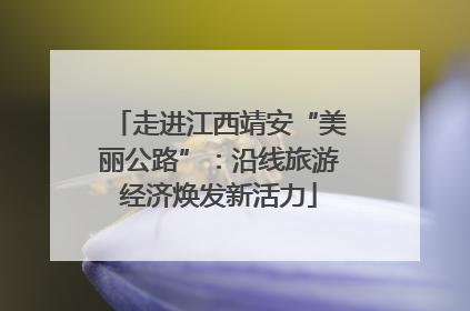 走进江西靖安“美丽公路”：沿线旅游经济焕发新活力
