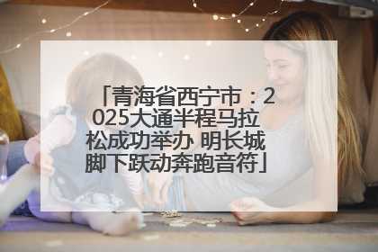 青海省西宁市：2025大通半程马拉松成功举办 明长城脚下跃动奔跑音符