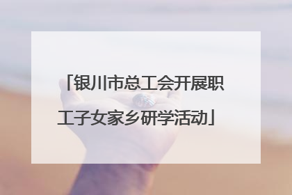 银川市总工会开展职工子女家乡研学活动