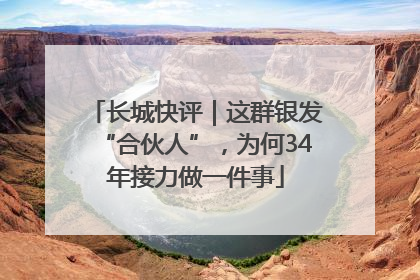 长城快评｜这群银发“合伙人”，为何34年接力做一件事