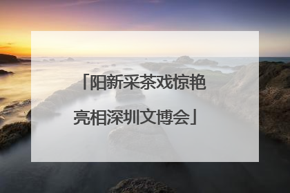 阳新采茶戏惊艳亮相深圳文博会