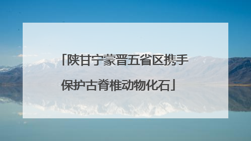 陕甘宁蒙晋五省区携手保护古脊椎动物化石