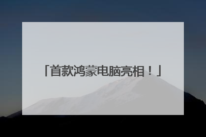 首款鸿蒙电脑亮相！